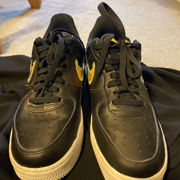 Nike Air Force 1 Low - Iridescent Pixel Swoosh Black - Picture 3 of 5